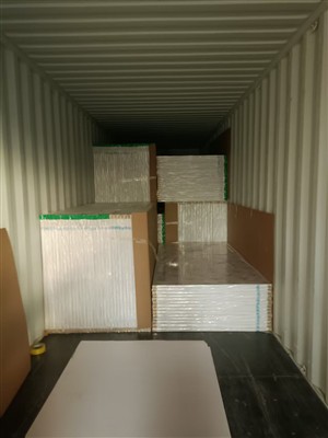 Conteneur en panneau de mousse PVC d'un client thaïlandai...